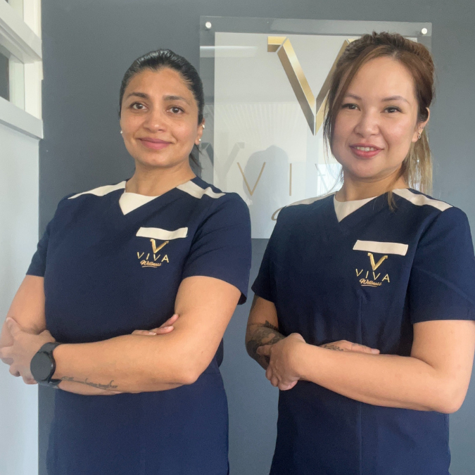 Skin Specialists Sumita and MIchelle Owner of Viva Wellness Brisbane