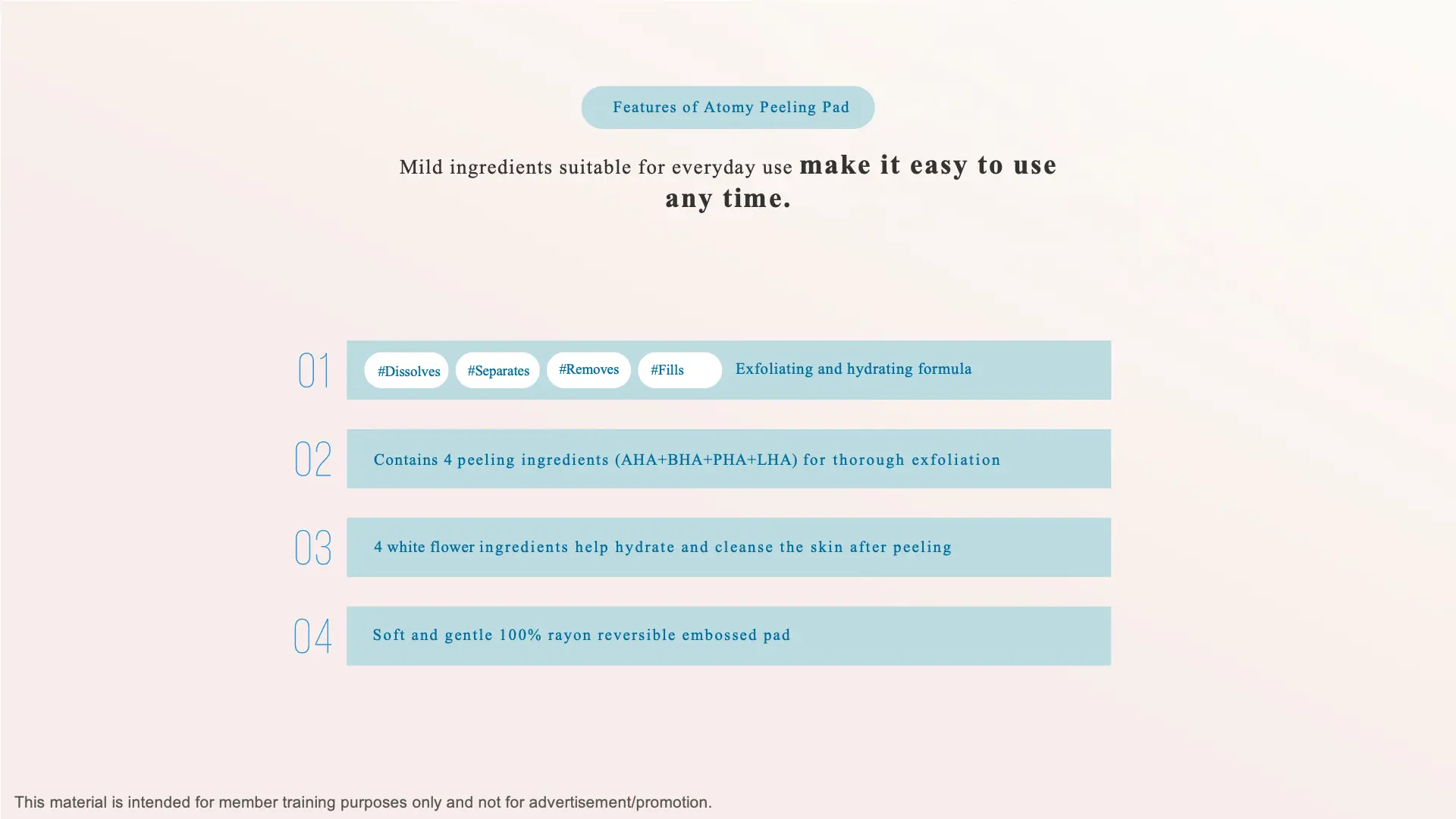 Atomy Peeling Pad – Advanced 4-in-1 Daily Exfoliating & Hydrating Treatment - Image 3