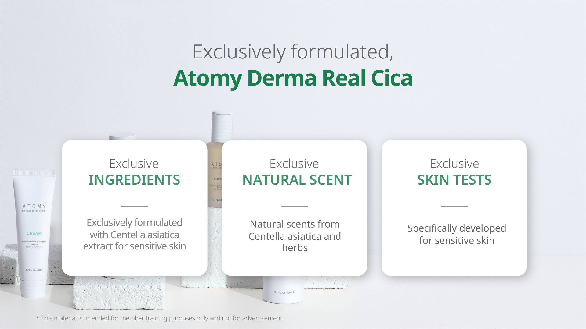 Atomy Derma Real Cica Skincare Set – Advanced Calming & Soothing Regime for Sensitive Skin (3-Piece Collection) - Image 7