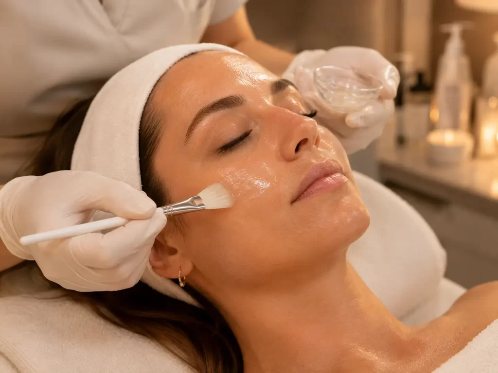 Rosacea-prone skin calming protocol for redness reduction at Viva Wellness Chermside Brisbane