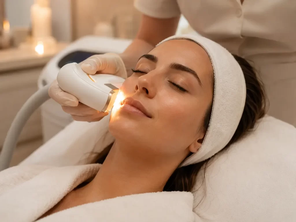 Cellular light skin regeneration using OPT light therapy at Viva Wellness Chermside Brisbane