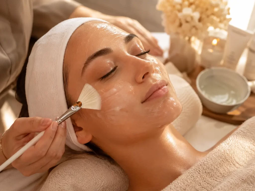 Enzyme facial gentle exfoliation treatment for sensitive skin at Viva Wellness Chermside Brisbane